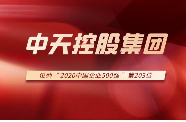 918博天堂集团列2020中国企业500强第203位！